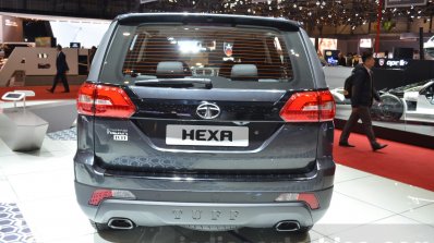 Tata Hexa Tuff rear at Geneva Motor Show 2016