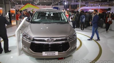Toyota Innova Crysta front at Auto Expo 2016