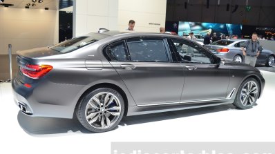2016 BMW 7 Series M760Li xDrive side at the 2016 Geneva Motor Show Live