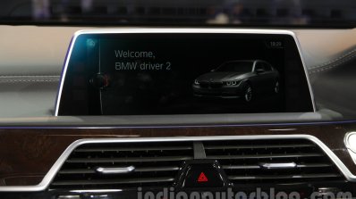 2016 BMW 7 Series iDrive at Auto Expo 2016