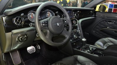 2016 Bentley Mulsanne Speed (facelift) interior at the 2016 Geneva Motor Show Live