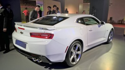 2016 Chevrolet Camaro SS (Auto Expo 2016) rear three quarters right side