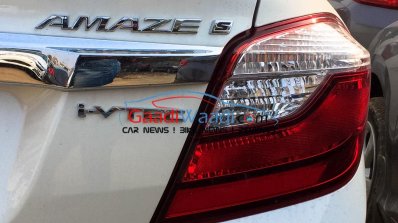 2016 Honda Amaze facelift taillight spied