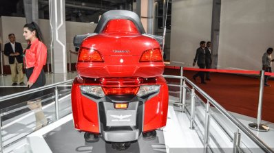 2016 Honda Goldwing rear at Auto Expo 2016