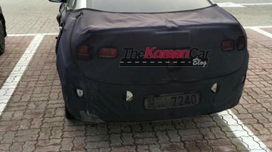 2016 Hyundai Accent rear spy shot