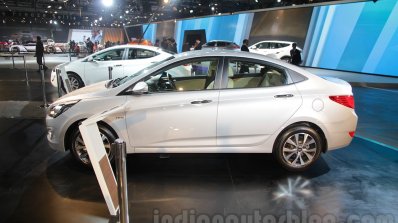 2016 Hyundai Verna side at Auto Expo 2016