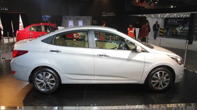 2016 Hyundai Verna side profile at Auto Expo 2016