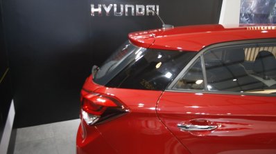 2016 Hyundai i20 rear end showcased at Make in India event