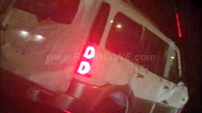 2016 Mahindra Scorpio Special Edition rear quarter spied