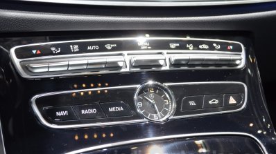 2016 Mercedes E Class (W213) clock at the Geneva Motor Show Live
