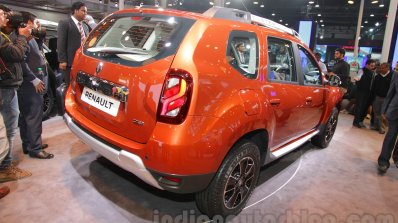 2016 Renault Duster facelift rear quarter Auto Expo 2016