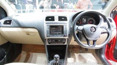 2016 VW Polo dashboard at the Auto Expo 2016