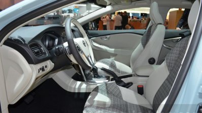 2016 Volvo V40 (facelift) front cabin at the 2016 Geneva Motor Show Live