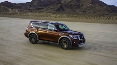 2017 Nissan Armada front left three quarter
