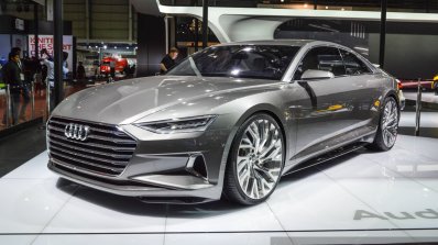 Audi Prologue concept front three quarters left at Auto Expo 2016