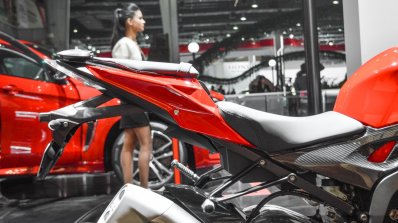 BMW S1000RR split seat at Auto Expo 2016