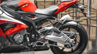 BMW S1000RR swingarm at Auto Expo 2016