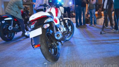 Bajaj V white rear unveiled