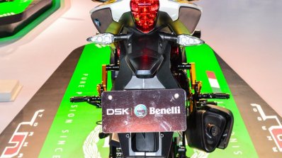 Benelli TNT 25 accessories rear at Auto Expo 2016