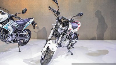 Benelli Tornado Naked T-135 front at Auto Expo 2016