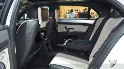 Bentley Flying Spur V8 S rear cabin at the 2016 Geneva Motor Show Live