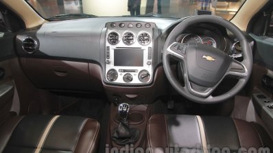 Chevrolet Enjoy special edition dashboard at 2016 Auto Expo