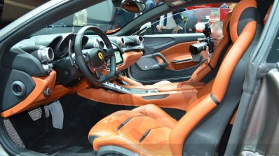 Ferrari GTC4Lusso front cabin at the 2016 Geneva Motor Show Live