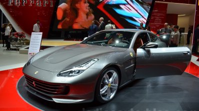 Ferrari GTC4Lusso front quarter at the 2016 Geneva Motor Show Live