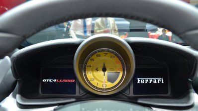 Ferrari GTC4Lusso instrument cluster at the 2016 Geneva Motor Show Live