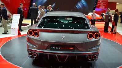 Ferrari GTC4Lusso rear at the 2016 Geneva Motor Show Live