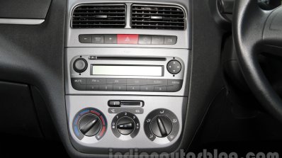 Fiat Punto Pure center console at Auto Expo 2016