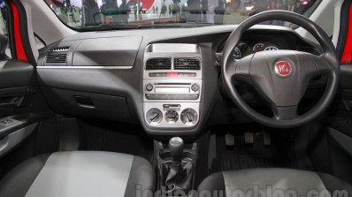 Fiat Punto Pure dashboard at Auto Expo 2016