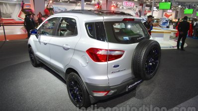 Ford EcoSport Customised rear three quarter at Auto Expo 2016