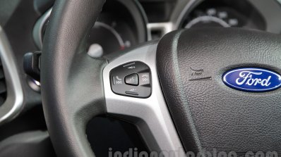 Ford EcoSport Customised steering controls at Auto Expo 2016