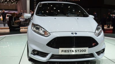 Ford Fiesta ST200 headlamp grille bumper at the Geneva Motor Show Live