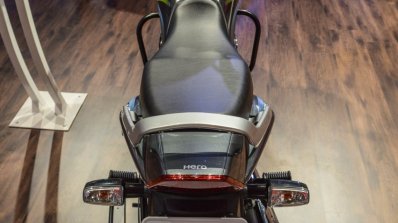 Hero Splendor Pro grey green top at Auto Expo 2016