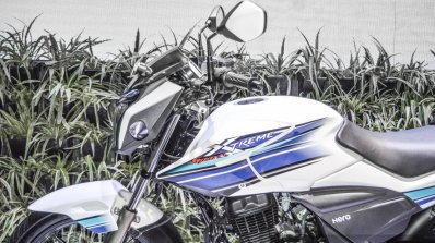 Hero Xtreme Sports white and blue at Auto Expo 2016