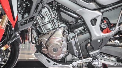 Honda CRF1000L Africa Twin engine at Auto Expo 2016