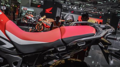Honda CRF1000L Africa Twin seat at Auto Expo 2016