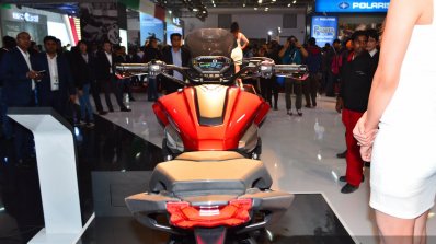 Honda CX-02 Concept rear view at Auto Expo 2016