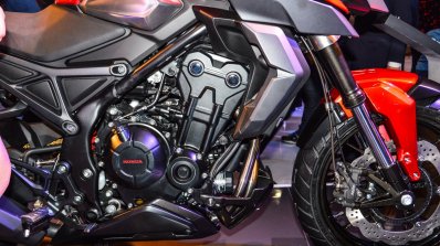 Honda CX-02 Concept twin cylinder engine at Auto Expo 2016