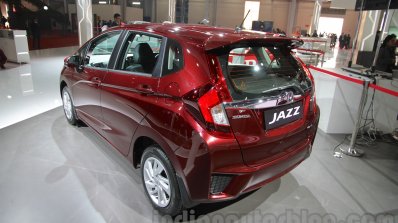 Honda Jazz special edition rear three quarters at Auto Expo 2016
