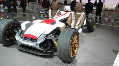 Honda Project 2&4 concept front three quarter view at Auto Expo 2016