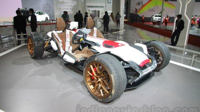 Honda Project 2&4 concept front three quarters at Auto Expo 2016