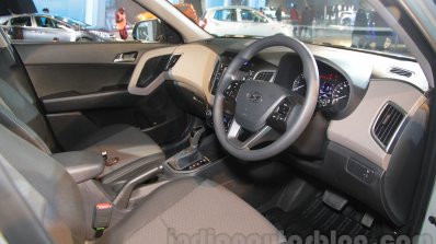 Hyundai Creta interior at Auto Expo 2016