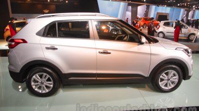 Hyundai Creta side at Auto Expo 2016