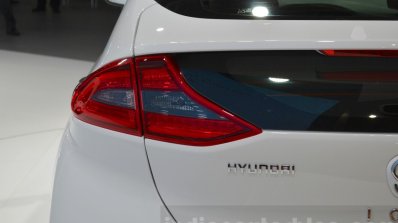 Hyundai Ioniq Hybrid taillamp at the 2016 Geneva Motor Show