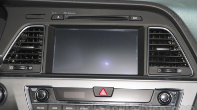 Hyundai Sonata PHEV infotainment system at Auto Expo 2016