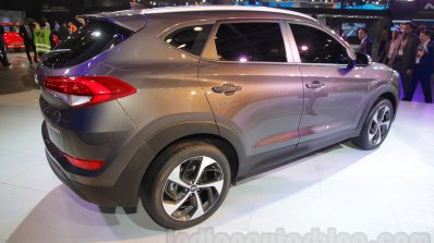 Hyundai Tucson rear quarters at Auto Expo 2016