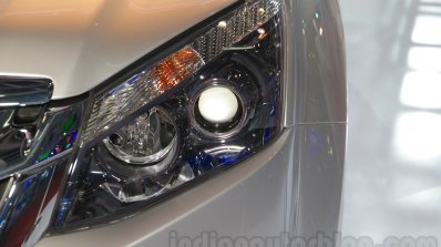 Isuzu D-Max V-Cross headlamp detail at Auto Expo 2016